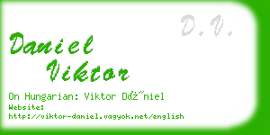 daniel viktor business card